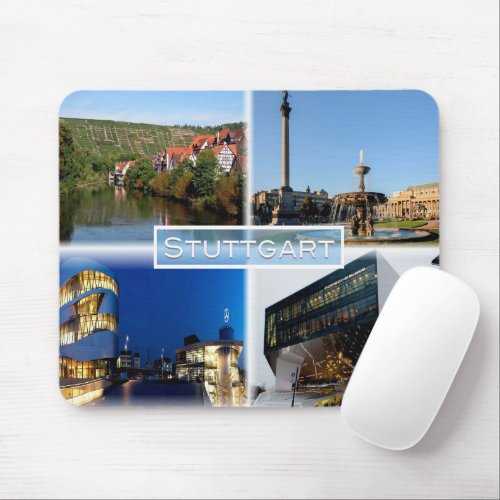 DE Stuttgart _ River Neckar _ Schlossplatz _ Mouse Pad