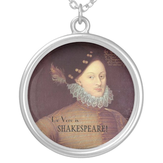 De Vere is Shakespeare Necklace (Front)