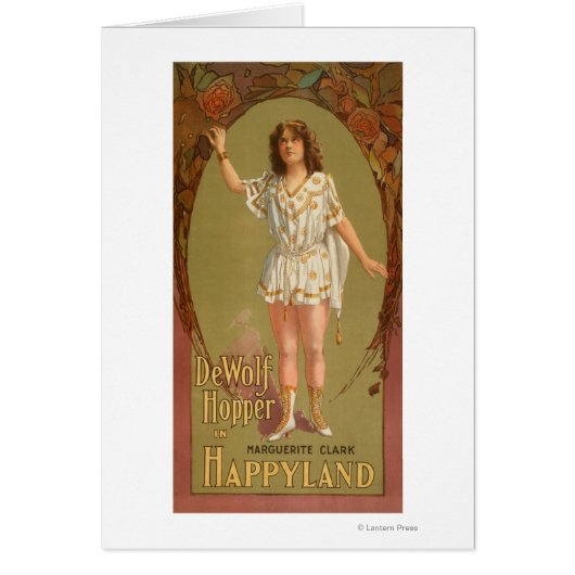 De Wolf Hopper in Happyland Theatre Poster (Front)
