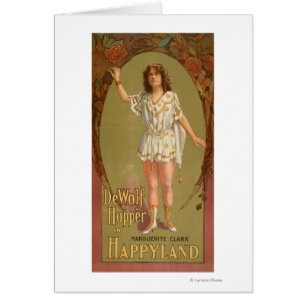De Wolf Hopper in Happyland Theatre Poster Cards