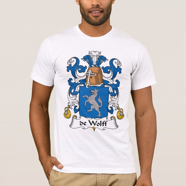 de Wolff Family Crest T-Shirt (Front)