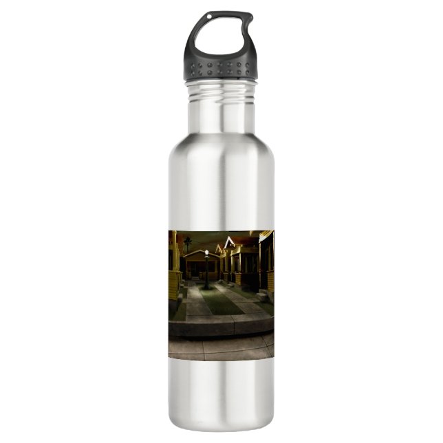 DEA01 Bungalows.tif Stainless Steel Water Bottle (Front)