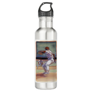 DEA22 Baseball 1.tif Stainless Steel Water Bottle