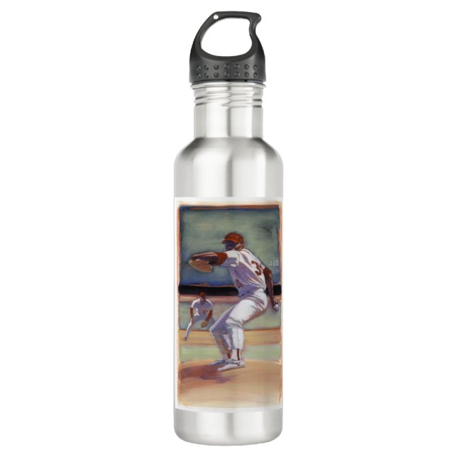 DEA22 Baseball 1.tif Stainless Steel Water Bottle (Front)