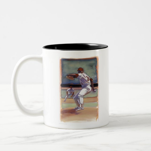 DEA22 Baseball 1.tif Two-Tone Coffee Mug (Left)