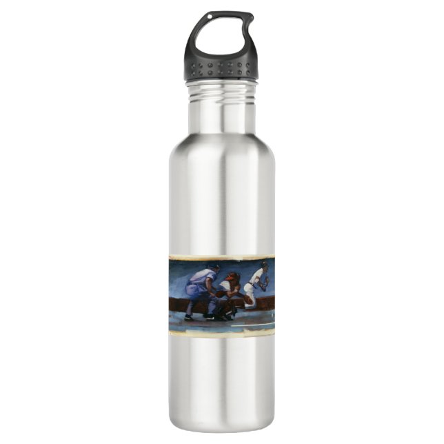 DEA23 Baseball 2.tif Stainless Steel Water Bottle (Front)