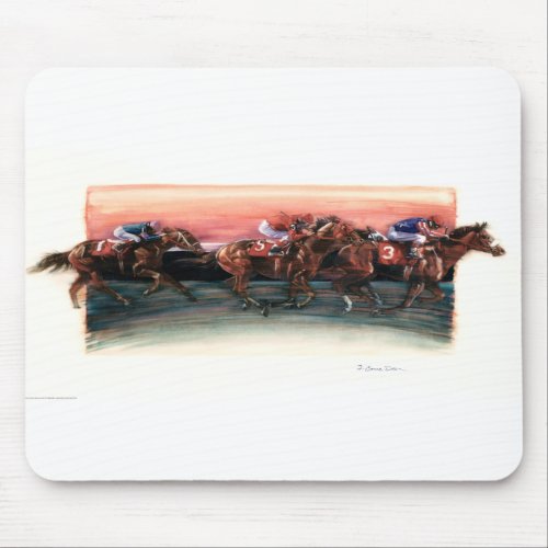 DEA25 Horse Racetif Mouse Pad