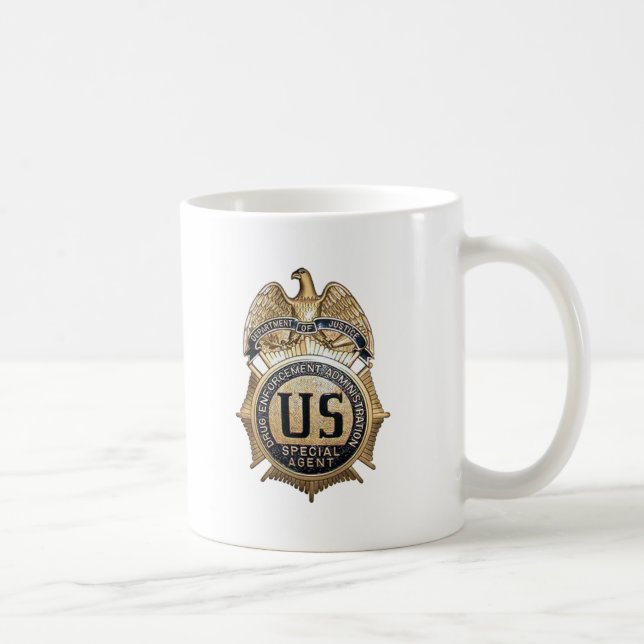 DEA Badge Coffee Mug (Right)