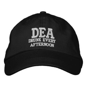 DEA (Drunk Every Afternoon) Embroidered Baseball Cap