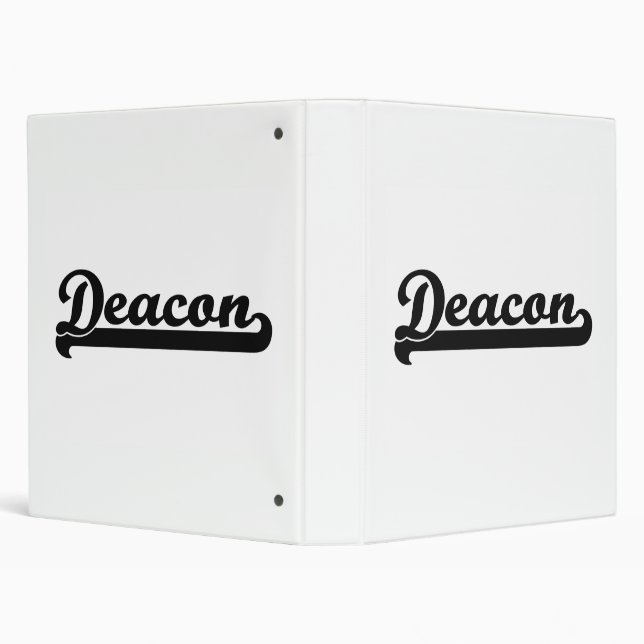 Deacon Classic Job Design 3 Ring Binder (Background)