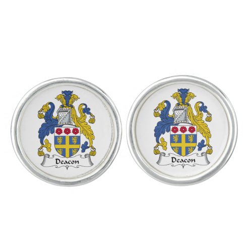 Deacon Family Crest Cufflinks