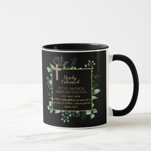 DEACON Newly Ordained Verse Gift Commemorative Mug