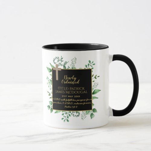 DEACON Newly Ordained Verse Gift Commemorative Mug