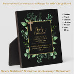Deacon Newly Ordained Verse Gift Commemorative Plaque at Zazzle