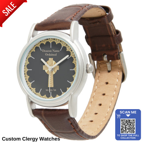 Deacon Ordained Ordination Gift Commemorative Watch
