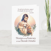 Deacon Ordination Anniversary Jesus Good Shepherd