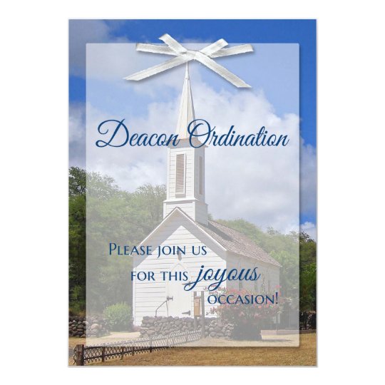 Deacon Ordination Invitation Zazzle Com