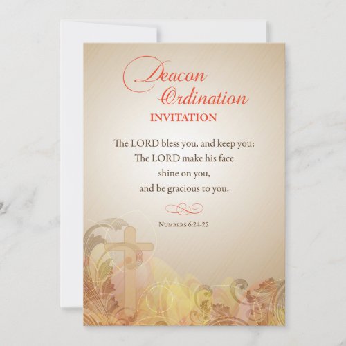 Deacon Ordination Invitation Scripture