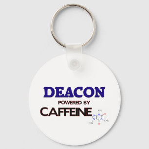 Deacon Powered by caffeine Keychain