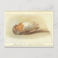 Dead Bird Christmas Card