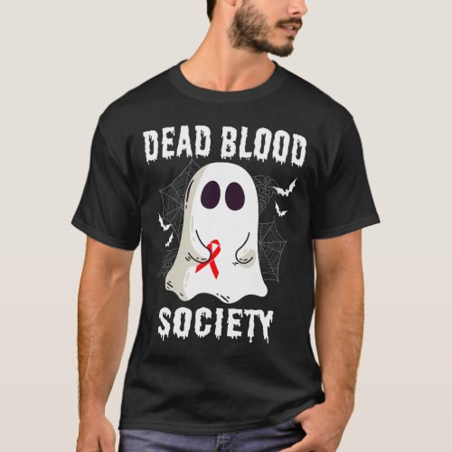 Dead Blood Society Blood Cancer Awareness Hallowee T_Shirt