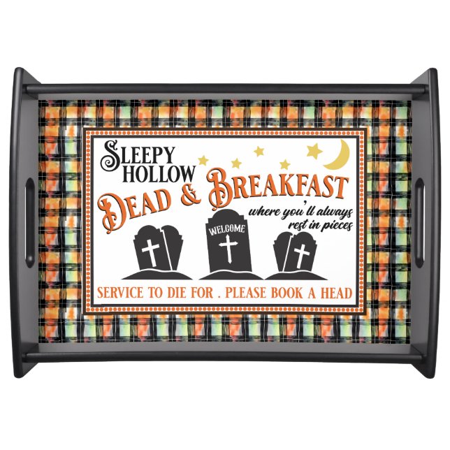 Dead & Breakfast – Rest in Pieces Serving Tray (Front)