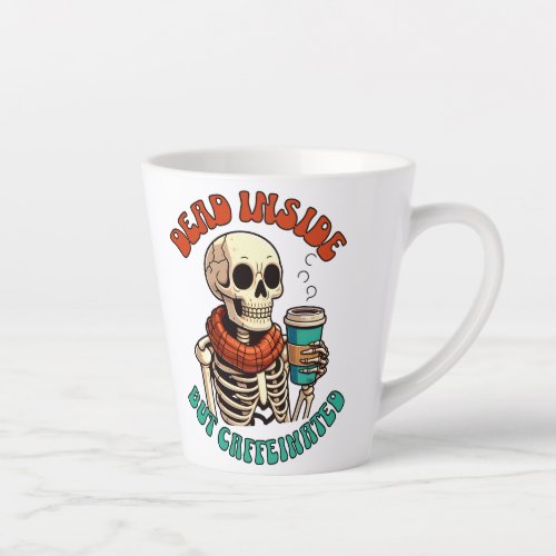 Dead but caffeinated Latte Mug