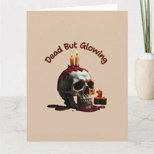 Dead But Glowing invitation Card-Halloween