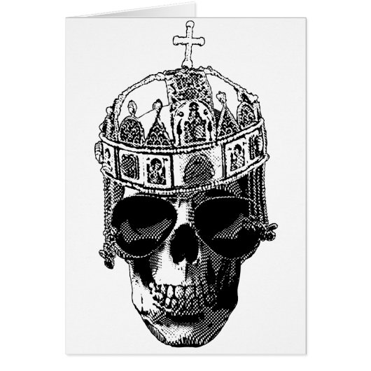 Dead Byzantine Emperor with sunglasses Cards (Front)