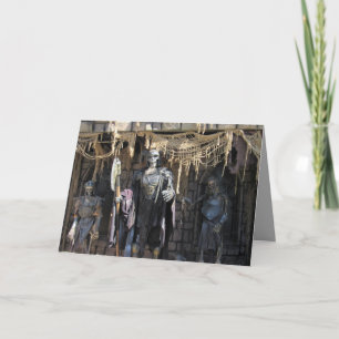 Dead Castle Guards Halloween Greeting Card
