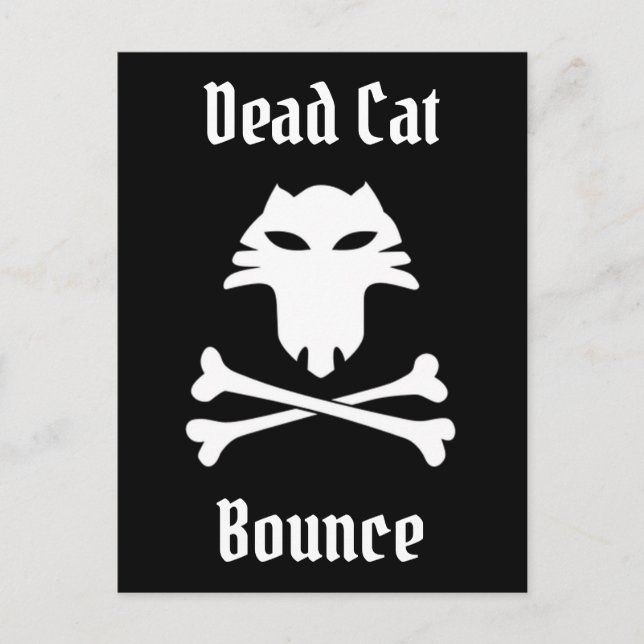 Dead Cat Bounce Postcard (Front)