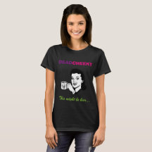 Dead Cheeky women's short sleeve black t-shirt
