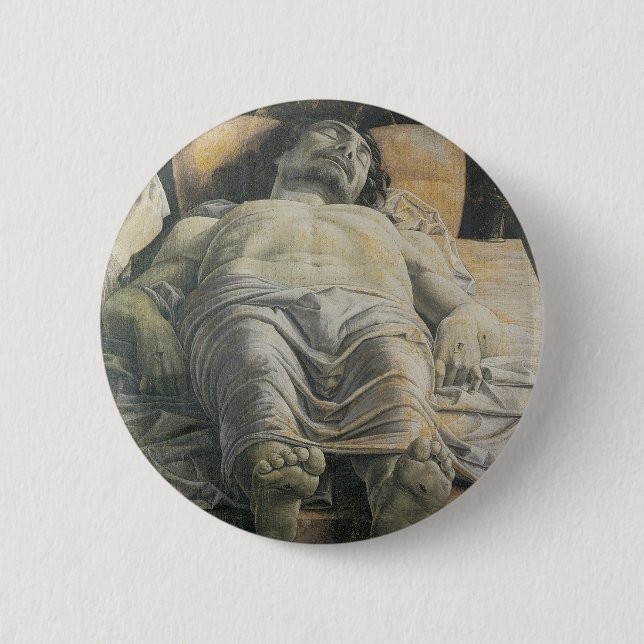 Dead Christ Pinback Button (Front)