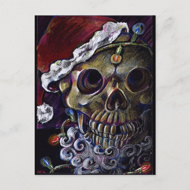 Dead Christmas Holiday Postcard (Front)