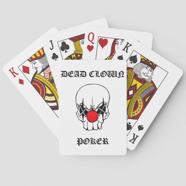 dead clown poker cards (Back)