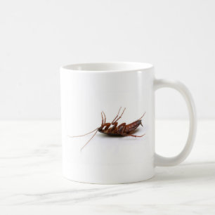 Dead cockroach coffee mug