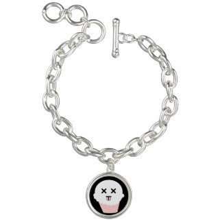 Dead Cute Cupcake Charm Bracelet