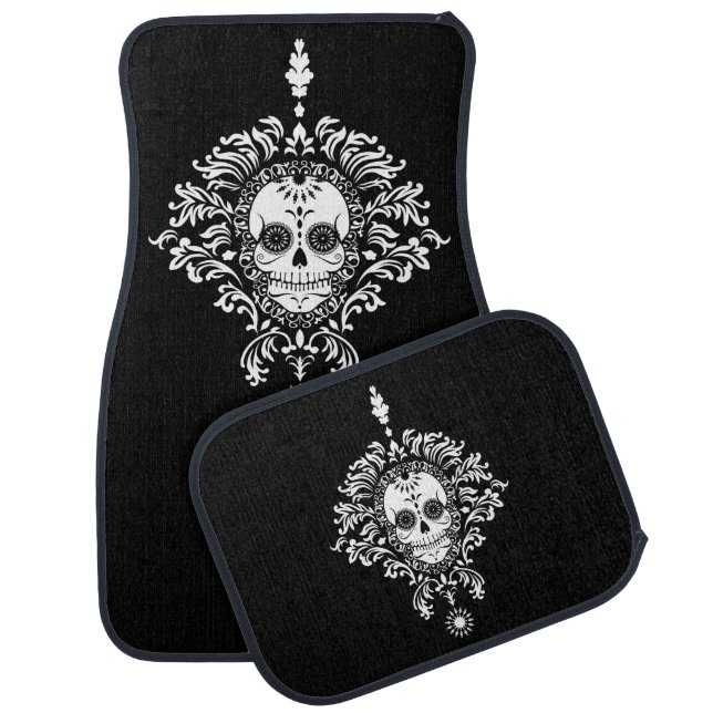 Dead Damask - Chic Sugar Skull Car Mats (Set)