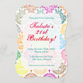 Dead Damask - Chic Sugar Skull Custom Invitations