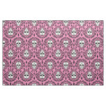 Dead Damask - Chic Sugar Skull Damask Pattern Fabric