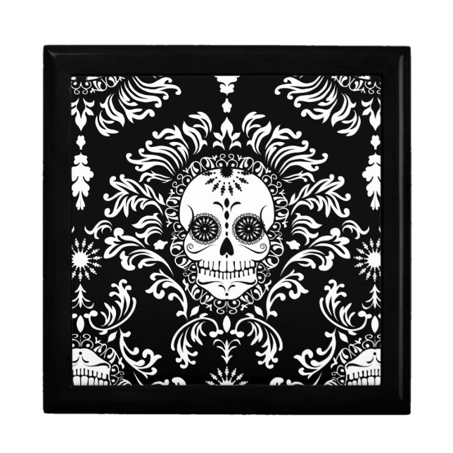 Dead Damask - Chic Sugar Skull Keepsake Box (Front)