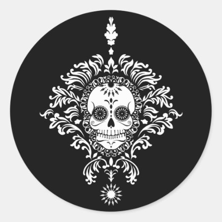 Dead Damask - Chic Sugar Skull Stickers