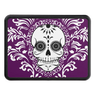 Dead Damask - Chic Sugar Skull Trailer Hitch Hitch Cover