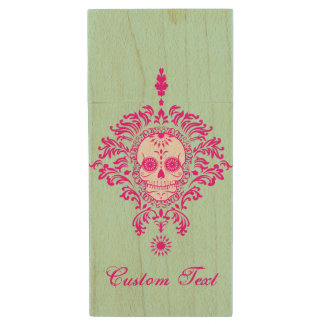 Dead Damask - Chic Sugar Skulls Custom USB Drive
