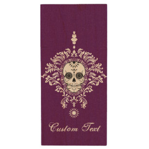 Dead Damask - Chic Sugar Skulls Custom USB Drive