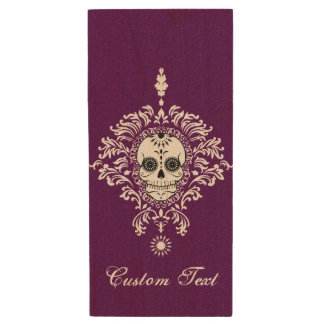 Dead Damask - Chic Sugar Skulls Custom USB Drive
