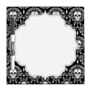 Dead Damask - Chic Sugar Skulls Dry Erase Board