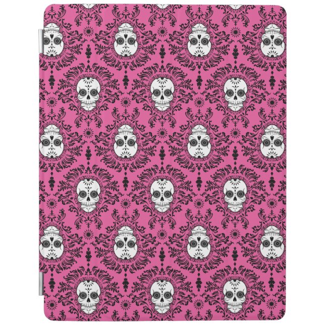 Dead Damask - Chic Sugar Skulls iPad Smart Cover (Front)
