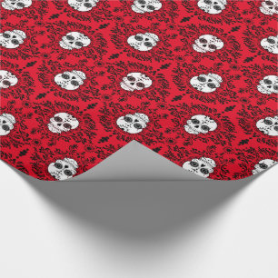 Dead Damask - Chic Sugar Skulls Wrapping Paper