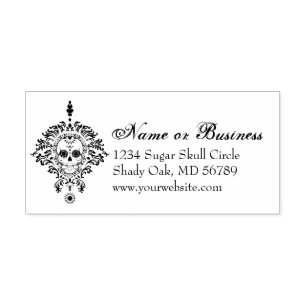 Dead Damask Custom Address Self Inking Stamp